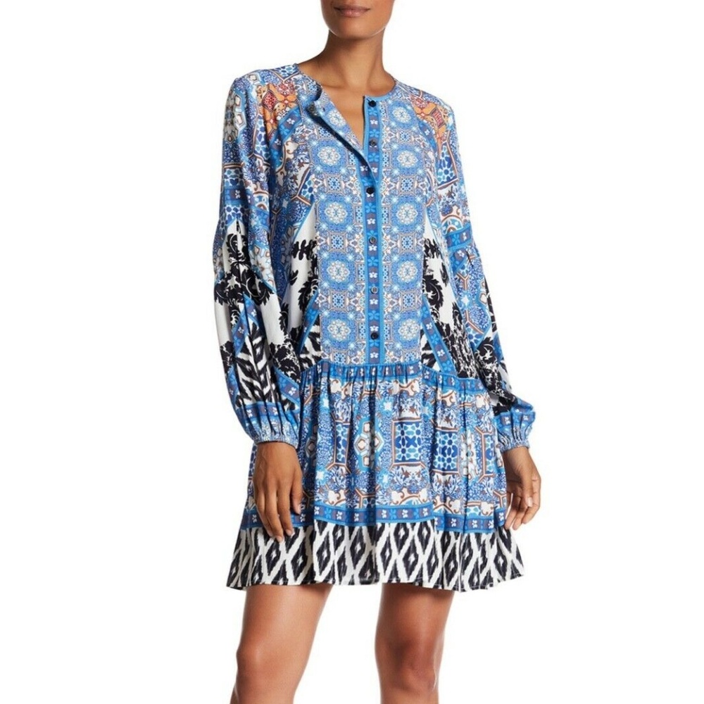 Hale Bob silk dress size small